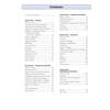 A table of contents listing five sections of the Year 7 Maths workbook, covering Number, Proportions, Algebra