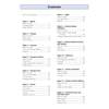A contents page listing 13 science topics from speed to the rock cycle, with page numbers for each section