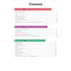 A contents page listing three sections on fiction and non-fiction English topics with page numbers