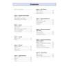 A contents page listing ten science topics with page numbers for each section