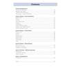 A table of contents listing sections on reading reviews and writing, with page numbers for each topic