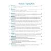 A contents page listing twelve workouts covering inequalities, powers, percentages and geometry with page numbers