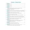 A contents page listing twelve weekly maths workouts for the Autumn Term, with page numbers and brief topic descriptions