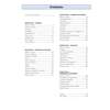 A table of contents listing five sections of Year 9 maths topics with page numbers and review exercises
