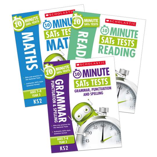 Year 3 SATs 10-Minute Tests Pack (Ages 7-8)