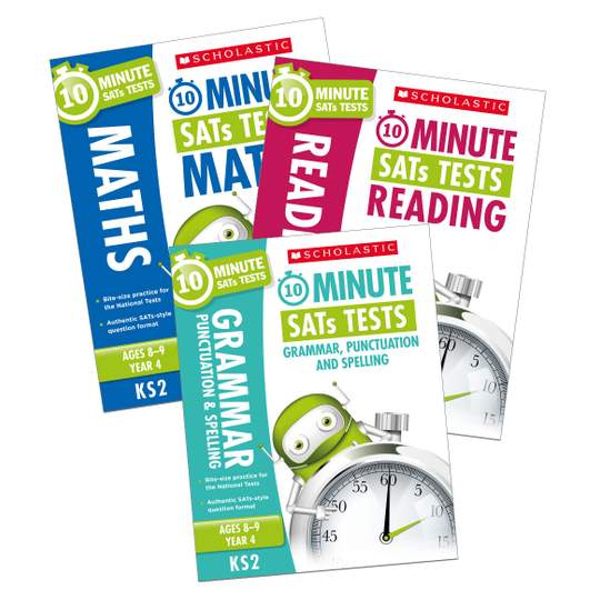 Year 4 SATs 10-Minute Tests Pack (Ages 8-9)