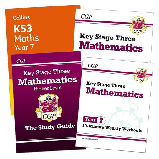 Year 7 Maths Study & Workbook Pack (Ages 11-12)