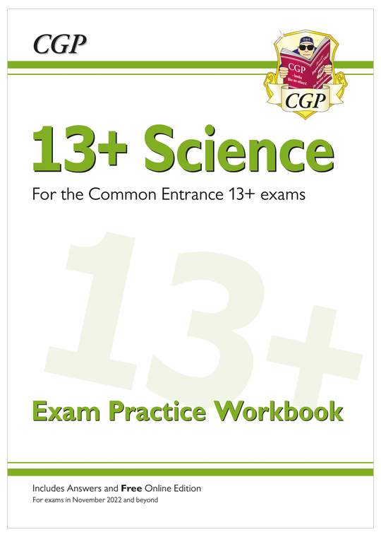 13+ Science Exam Practice Workbook for the Common Entrance Exams (exams in November 2026)