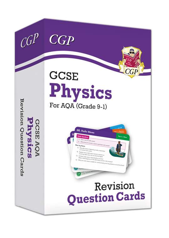 AQA GCSE Physics Revision Question Cards (Ages 14-16)
