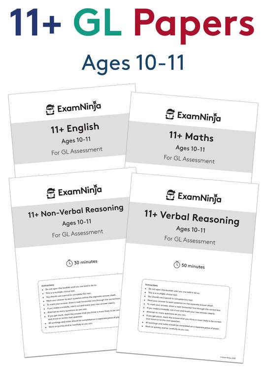 GL 11+ Essential Practice Papers Download (Ages 10-11)
