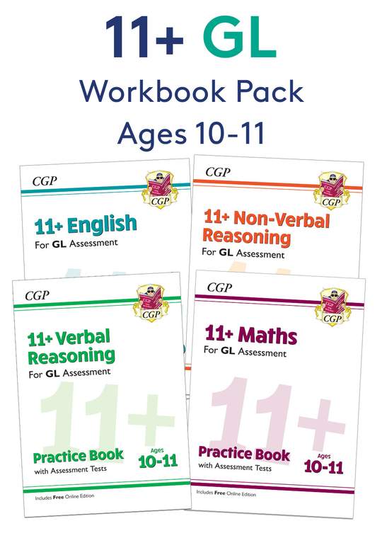 GL 11+ Workbook Pack (Ages 10-11)