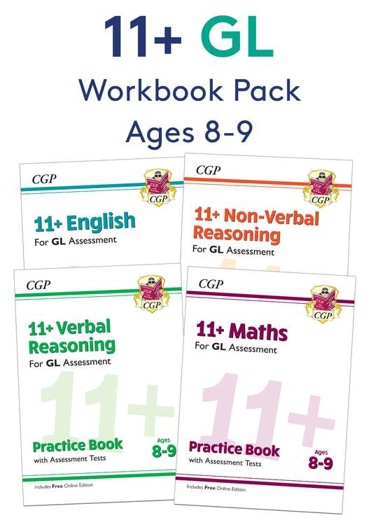 GL 11+ Workbook Pack (Ages 8-9)