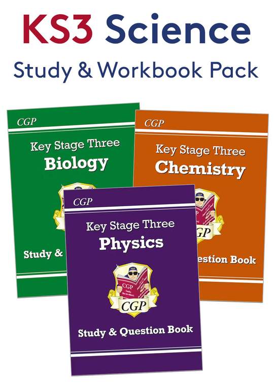 KS3 Science Study & Workbook Pack (Ages 11-14)