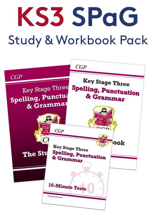 KS3 SPaG Study & Workbook Pack (Ages 11-14)