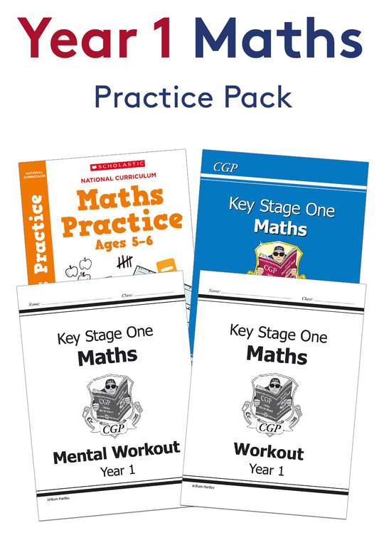 Year 1 Maths Study & Workbook Pack (Ages 5-6)