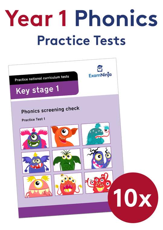 Year 1 Phonics Practice Tests (Ages 5-6)