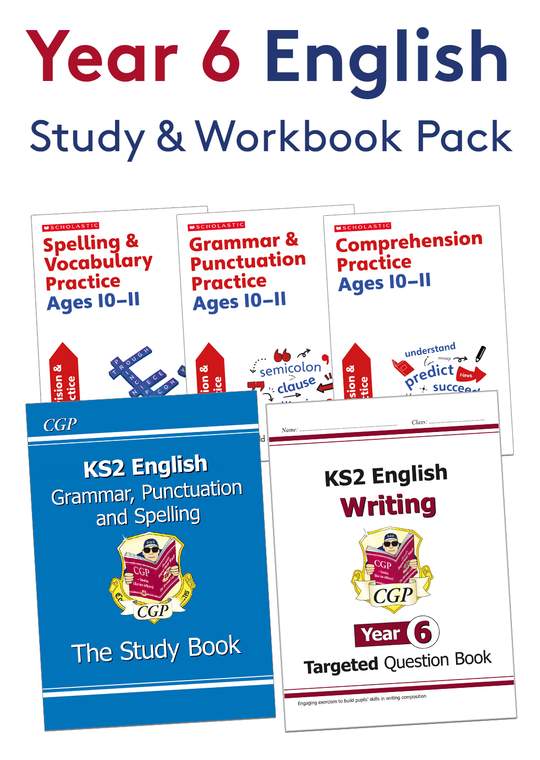 Year 6 English Study & Workbook Pack (Ages 10-11)