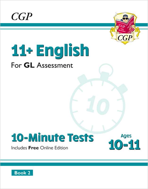 11+ GL 10-Minute Tests: English - Ages 10-11 Book 2 (with Online Edition) Main Image