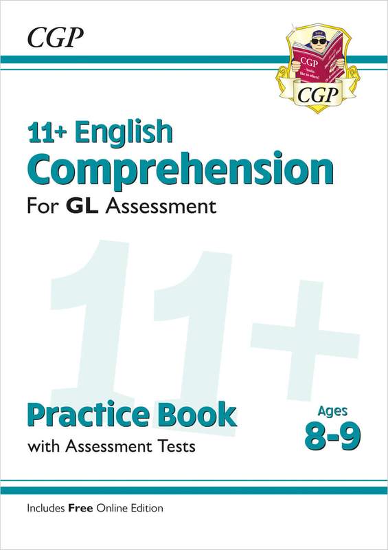 11+ GL English Comprehension Practice Book & Assessment Tests - Ages 8-9 (with Online Edition) Main Image