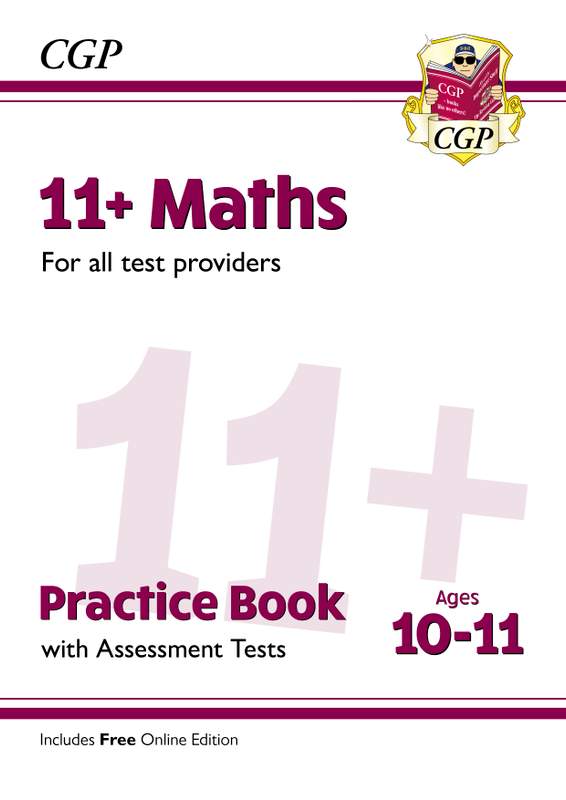 11+ Maths Practice Book & Assessment Tests - Ages 10-11 (for all test providers) Main Image