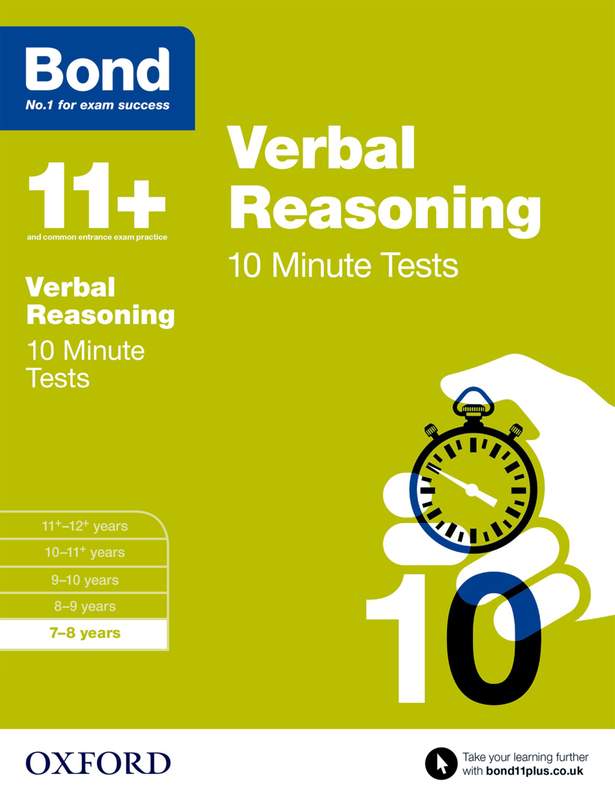 11+ Verbal Reasoning 10-Minute Tests (Ages 7-8) Main Image