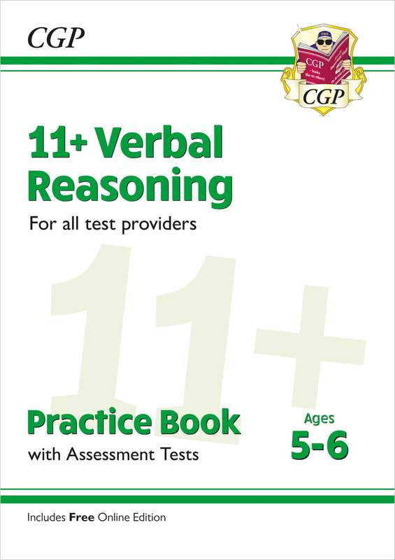 11+ Verbal Reasoning Practice Book & Assessment Tests - Ages 5-6 (for all test providers) Main Image