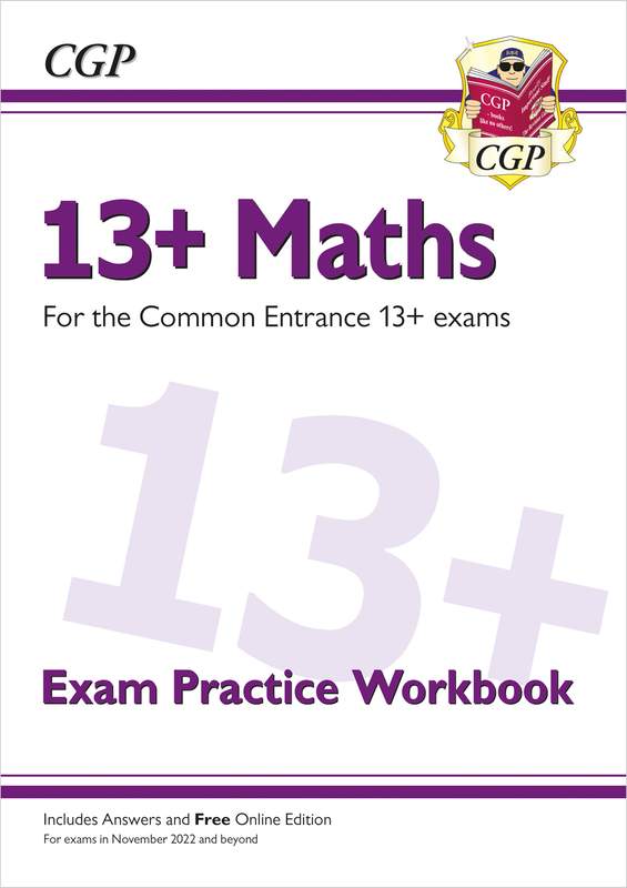 13+ Maths Exam Practice Workbook for the Common Entrance Exams (exams in November 2026) Main Image