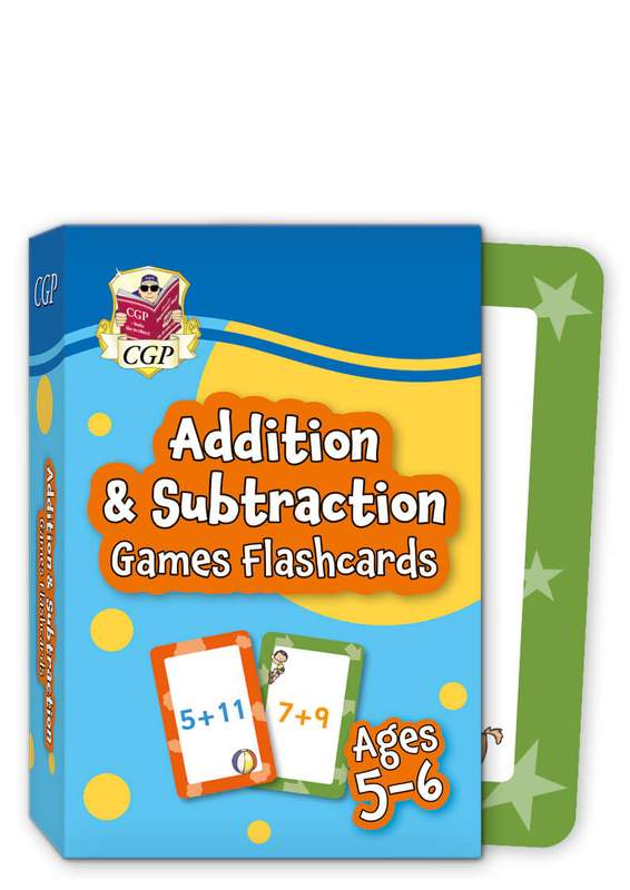 Addition & Subtraction Games Flashcards for Ages 5-6 (Year 1) Main Image