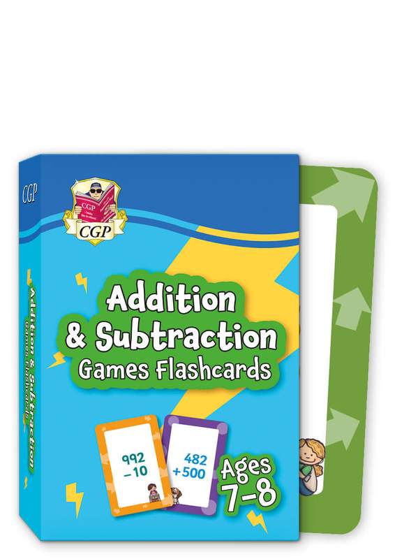 Addition & Subtraction Games Flashcards for Ages 7-8 (Year 3) Main Image