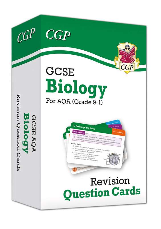 AQA GCSE Biology Revision Question Cards (Ages 14-16) Main Image