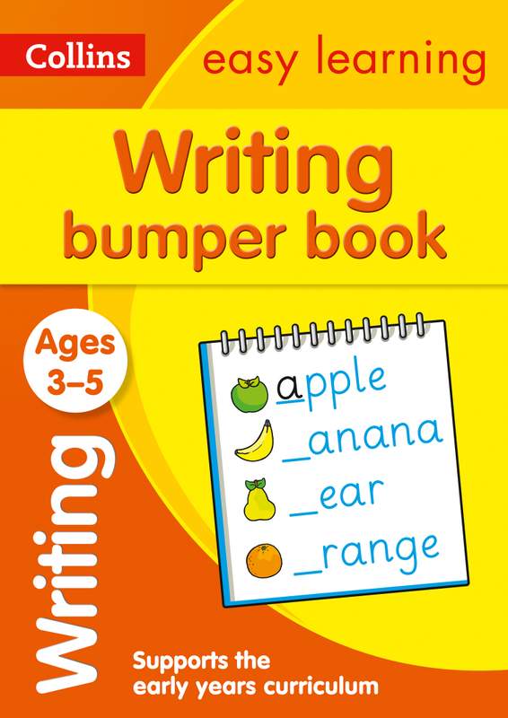 Easy Learning Writing Bumper Workbook (Ages 3-5) Main Image