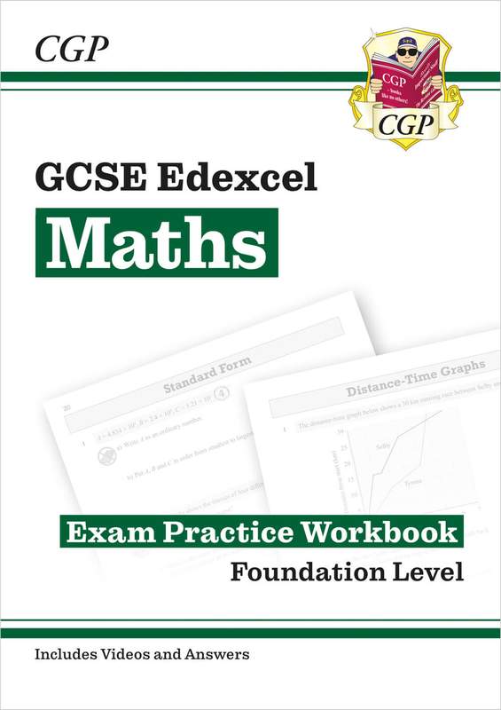 Edexcel GCSE Maths Exam Practice Workbook Foundation (Ages 14-16) Main Image