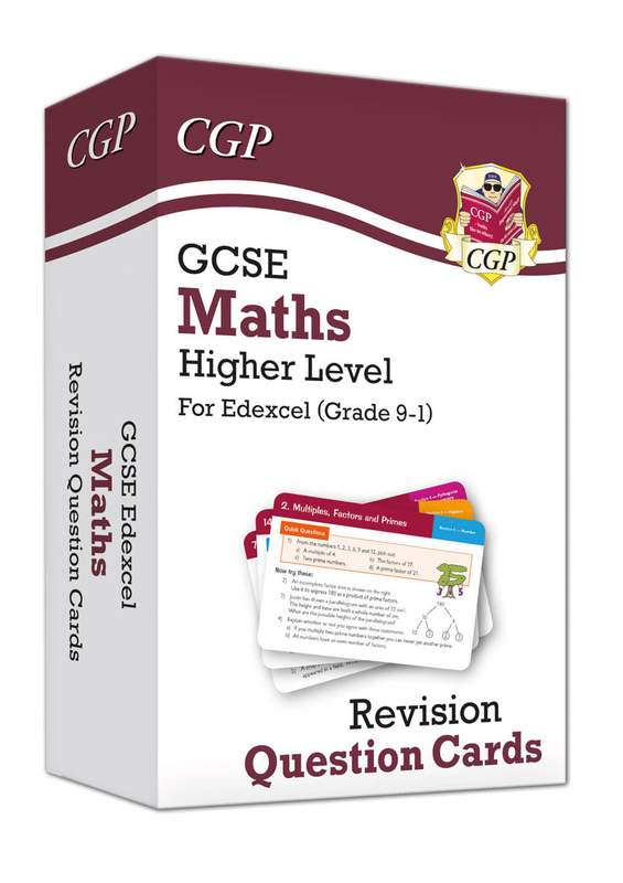 Edexcel GCSE Maths Revision Question Cards Higher (Ages 15-16) Main Image
