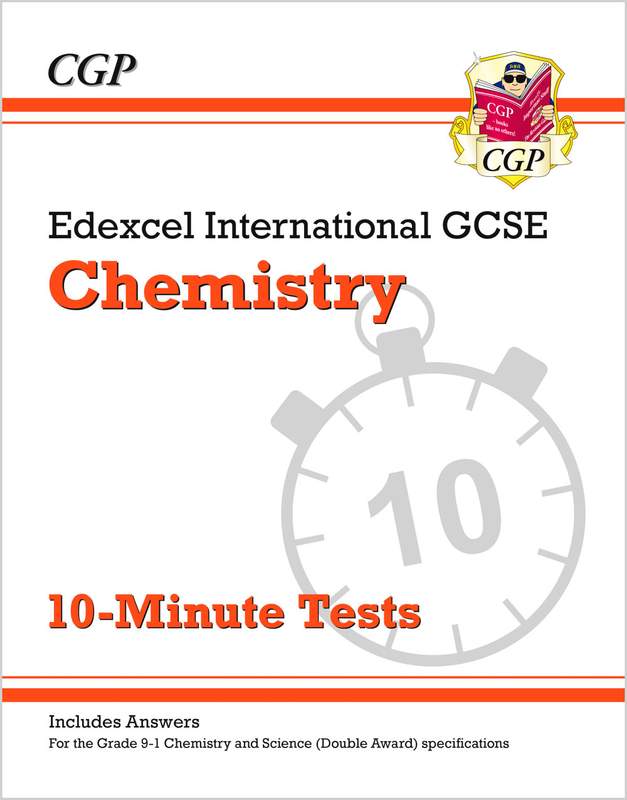 Edexcel International GCSE Chemistry: 10-Minute Tests (with answers) Main Image