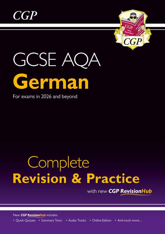 GCSE German AQA Complete Revision & Practice with CGP RevisionHub (for exams in 2027) Main Image