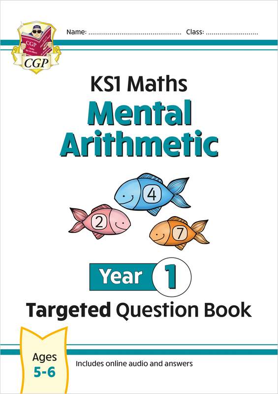 KS1 Maths Year 1 Mental Arithmetic Targeted Question Book (incl. Online Answers & Audio Tests) Main Image