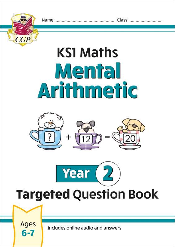 KS1 Maths Year 2 Mental Arithmetic Targeted Question Book (incl. Online Answers & Audio Tests) Main Image