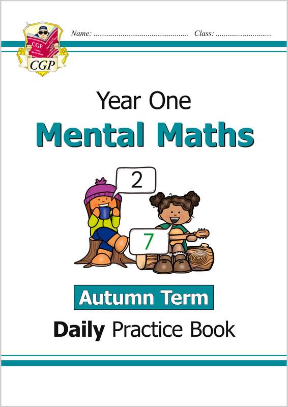 KS1 Mental Maths Year 1 Daily Practice Book: Autumn Term Main Image