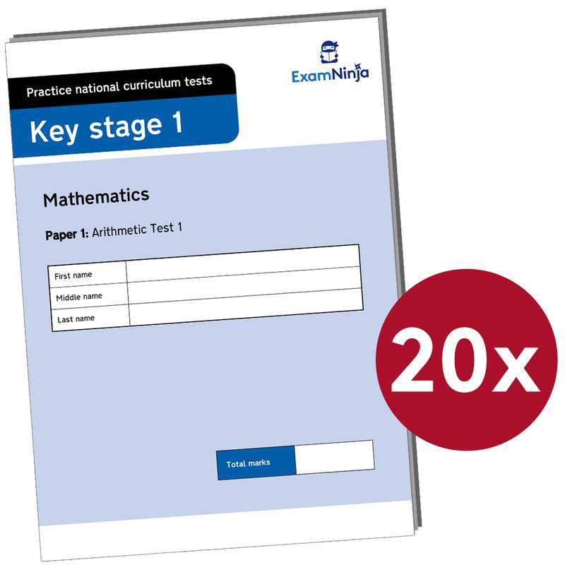 KS1 SATs Arithmetic Practice Papers Download (Ages 6-7) Main Image