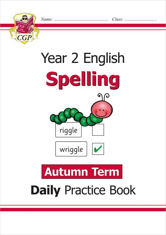 KS1 Spelling Year 2 Daily Practice Book: Autumn Term Main Image