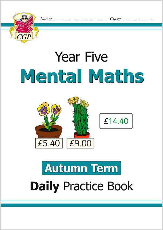KS2 Mental Maths Year 5 Daily Practice Book: Autumn Term Main Image