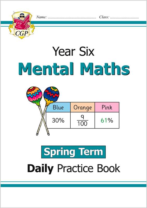 KS2 Mental Maths Year 6 Daily Practice Book: Spring Term Main Image