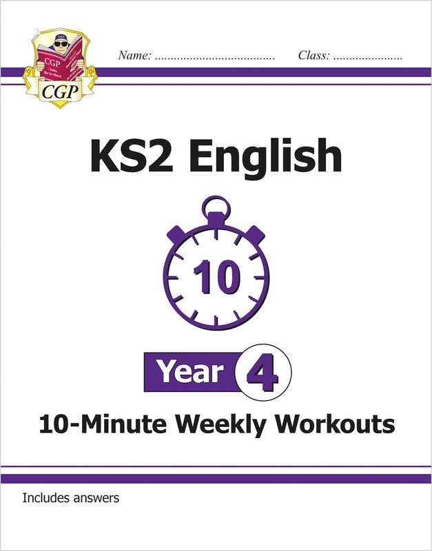 KS2 Year 4 English 10-Minute Weekly Workouts Main Image