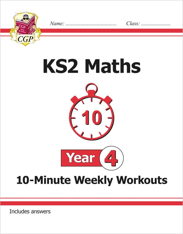 KS2 Year 4 Maths 10-Minute Weekly Workouts Main Image