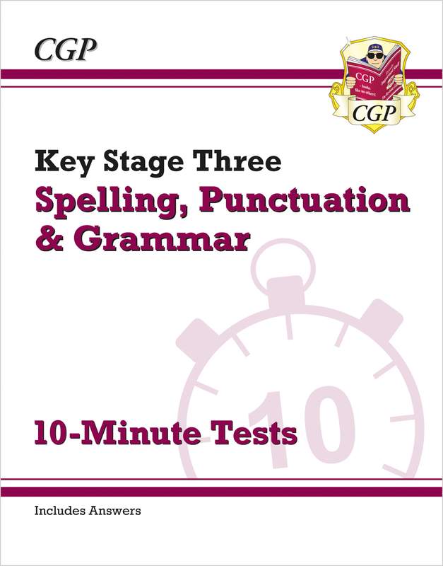 KS3 Spelling, Punctuation & Grammar 10-Minute Tests (Ages 11-14) Main Image