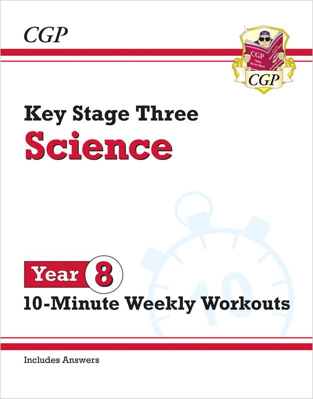 KS3 Year 8 Science 10-Minute Weekly Workouts (includes answers) Main Image