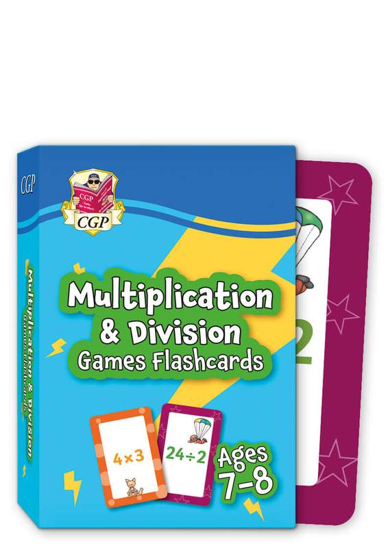 Multiplication & Division Games Flashcards for Ages 7-8 (Year 3) Main Image