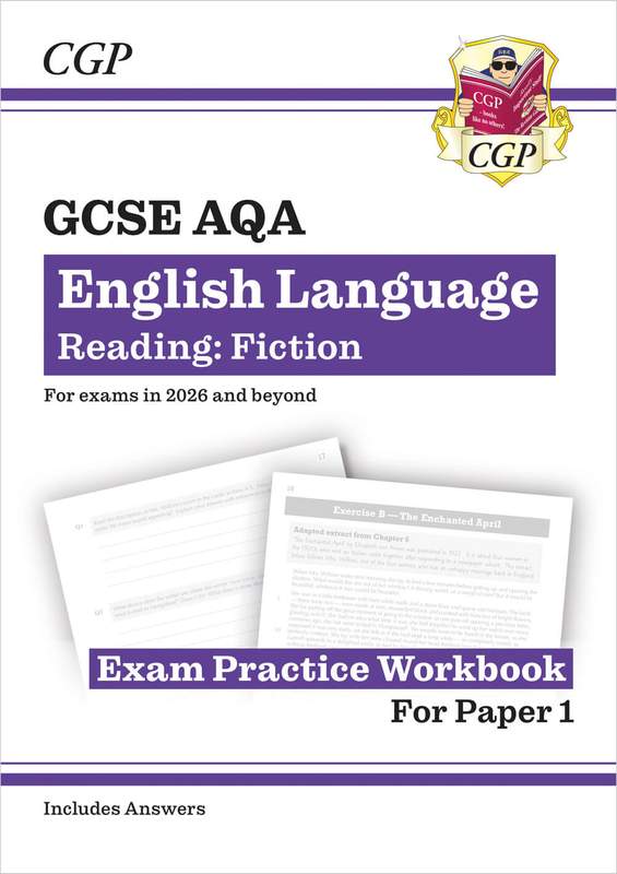 New GCSE English Language AQA Reading Fiction Exam Practice Workbook Main Image