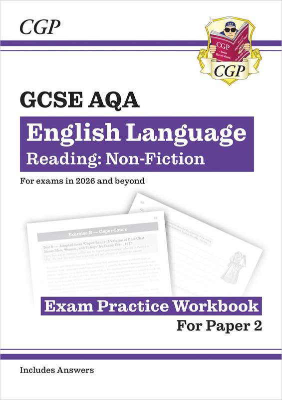 New GCSE English Language AQA Reading Non-Fiction Exam Practice Workbook Main Image