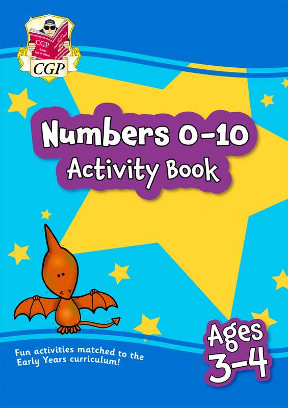 Numbers 0-10 Activity Book for Ages 3-4 (Preschool) Main Image
